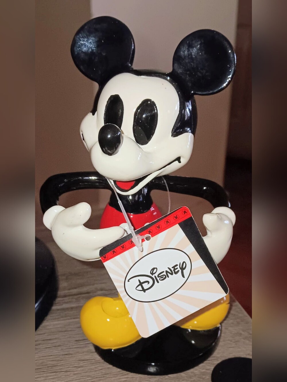 NWT Disney Mickey Mouse Collectible Resin Toothbrush Holder Stand Jay Franco